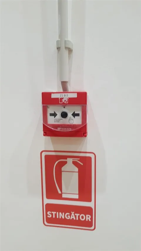 Declanșator manual sistem detecție incendiu